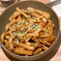 Hand Cut Truffle Fries  · Hand Cut French Fries, White Truffle Oil, Parmesan and Parsley
