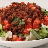 Blt Salad · Applewood-smoked bacon, tomatoes, roasted garlic ranch dressing
