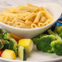 Kids Mac & Cheese · Noodles tossed with homemade cheese sauce