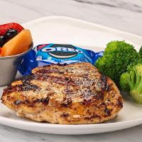Kids Grilled Chicken Breast · Buttermilk and cilantro marinated and grilled over hardwood