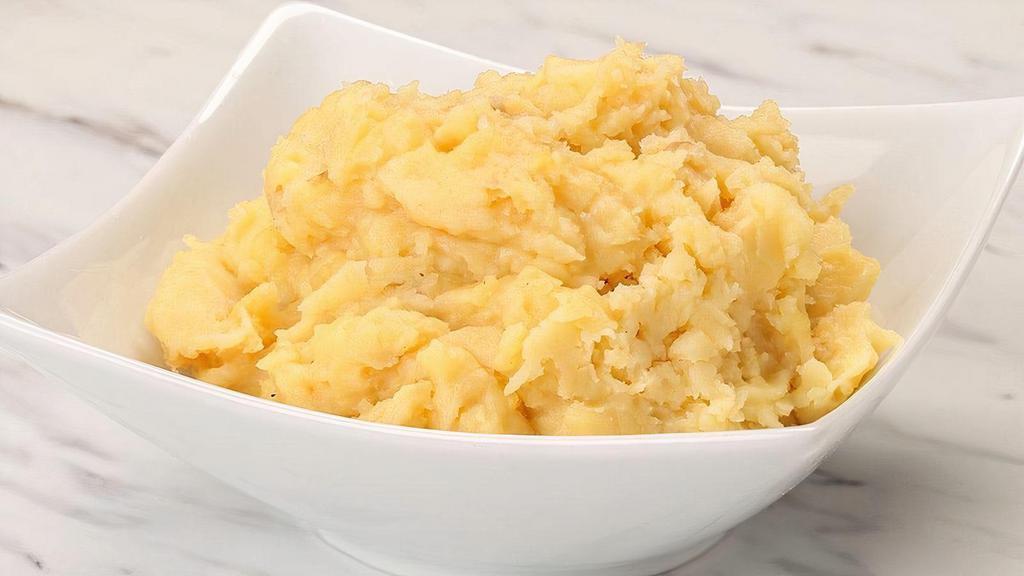 Parmesan Mashed Potatoes · Yukon gold potatoes with butter, milk, sour cream and parmesan cheese