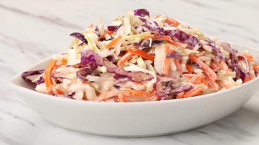 Cider Slaw · Our take on cole slaw with apple cider vinegar sweet and sour creamy dressing