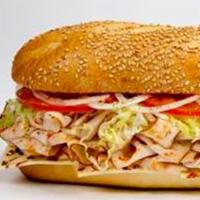 Turkey Diablo · Golden Roasted Turkey & Hot Pepper Cheese with Our Spicy Blend of Spices.