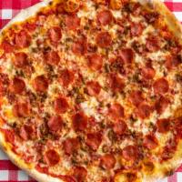 Meatlovers · Topped with pepperoni, sausage, ham and bacon.
