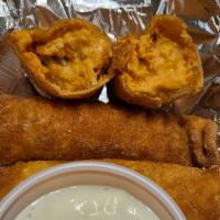 Buffalo Chicken Logs · 3 pieces of perfection