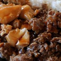 Chicken & Beef Teriyaki · Served Chicken & Beef with Steamed Rice and Mix Vegetable