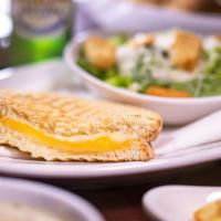 Provolone Grilled Cheese Sandwich · Delicious sandwich made with Provolone cheese, and customer's choice of bread. Topped with b...