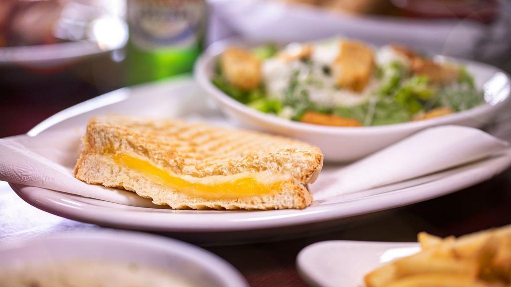 Provolone Grilled Cheese Sandwich · Delicious sandwich made with Provolone cheese, and customer's choice of bread. Topped with butter and grilled to perfection!