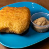 Potato Knish · Seasoned mashed potatoes wrapped in the ultimate crispy crust.