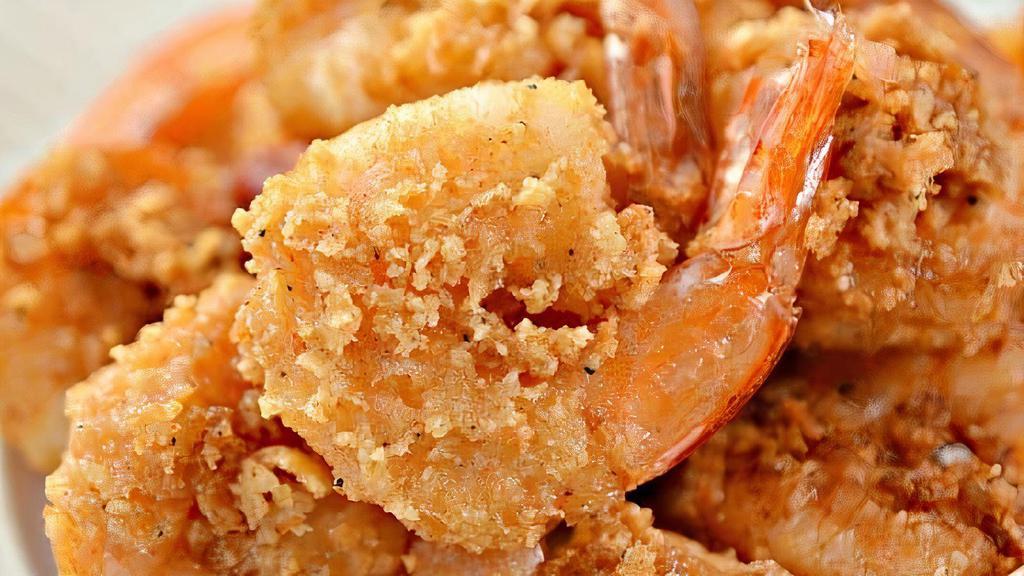 Fried Shrimp · Jumbo fried shrimp (eight pieces).