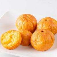 Sweet Pumpkin Balls With Pumpkin Custard · 3 Pcs