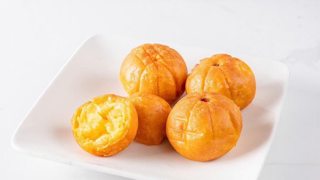 Sweet Pumpkin Balls With Pumpkin Custard · 3 Pcs