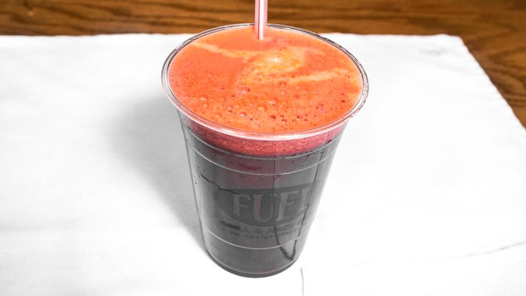 Cold Buster Juice · Carrot, beets, cucumber, and spinach.