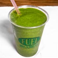 Kale Smoothie · Kale, pineapple, spinach, and mango juice.