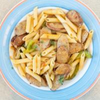 Sausage Italiano · Sweet Italian Sausage, Peppers & Onions tossed with Your Favorite Pasta.