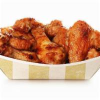 Large Fried Chicken · 10 wings, five drums & two flavors.