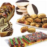 Sweet Tooth Package · PACKAGE DETAILS
- Rainbow cookies
- Black and White cookies
- Assorted Rugelach (10-12 piece...