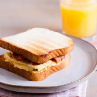 Egg & Cheese Sandwich · Delicious Breakfast sandwich made with cheese, and 2 Perfectly cooked eggs, prepared to cust...