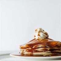 House Special Pancakes · 3 Perfectly cooked buttermilk pancakes topped with peanut butter, pecans, cinnamon, and powd...