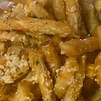 Parmesan Truffle Fries  · French Fries Drizzled In Truffle Oil then Tossed in Parmesan Cheese