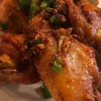 Vietnamese Chicken Wings With Crispy Garlic (Gluten Free). · 