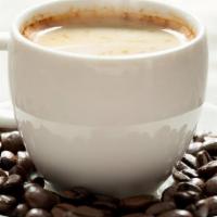Hot Decaf Coffee · Freshly brewed hot decaf coffee.