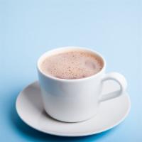 Hot Chocolate · Steamed milk with rich chocolate.