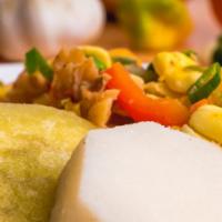 Ackee & Cod Fish · The taste of this savory yellow fruit defies description.