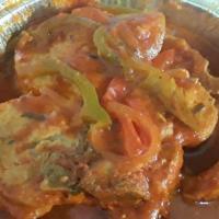 Chuletas En Salsa (Center Cut Pork Chops In Creole Sauce) · 