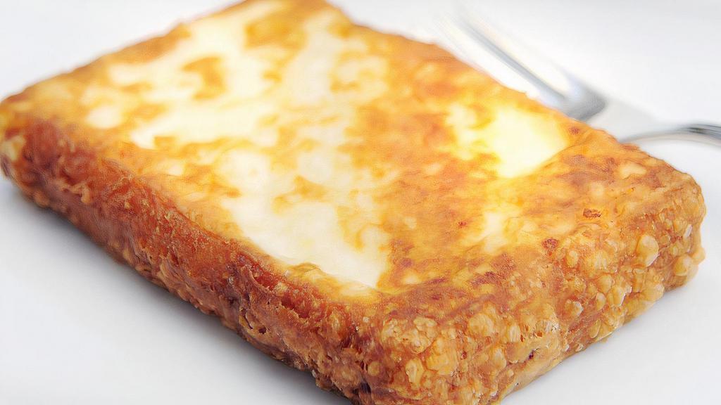 Saganaki Cheese - Appetizer · Imported Kefalotiri, pan fried and sprinkled with imported oregano.