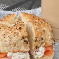 Lox Spread On A Bagel · 