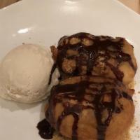 Chocolate Ganache · vanilla ice cream, peanut butter drizzle (gluten-free; available nut-free without peanut but...