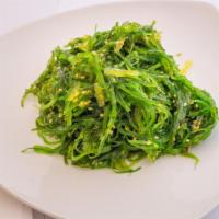 Wakame Seaweed Salad · Seaweed with spicy sesame seed oil.