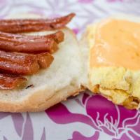 Sausage Egg Cheese On Roll · 
