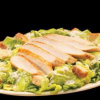 Chicken Caesar Salad · Romaine Lettuce, Croutons, Grated Cheese, Caesar Dressing