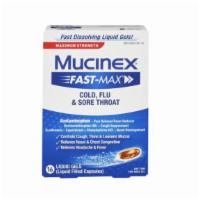 Mucinex Fast-Max Cold Flu & Sore Throat Liquid Gels (16 Ct) · 16 ct