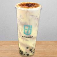 Classic Milk Tea Creamy  · Assam milk tea with boba, creamy cake on the wall and brulee sweet cheese foam on top