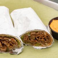 Meat Shawarma Wrap · served in a pita wrap with assorted grilled vegetables