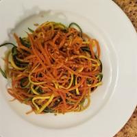 Curry Spaghetti Vegetable · Curry Seasoned Zucchini, Squash Carrots.