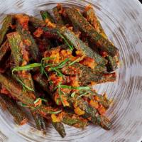 Aroqa Okra Special · Whole okra tossed with chef’s special spices.