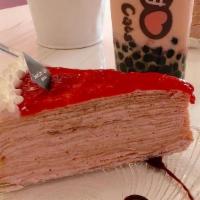 Strawberry Mille Crepe Cake / 草莓千层蛋糕 · 