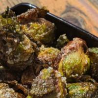Brussel Sprouts · Crispy Brussel Sprouts/ pancetta/ horseradish aioli
