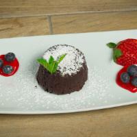 Chocolate Lava Cake · House-made fluffy chocolate cake filled with molten center and served warm.