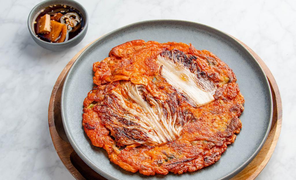 김치전 Kimchi Jeon · Housemade  cabbage kimchi and scallion pancake