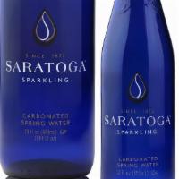 Large Saratoga Sparkling Water · 