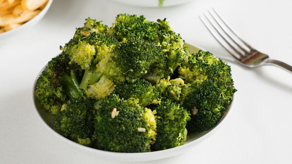 Broccoli Al Forno · Roasted broccoli.