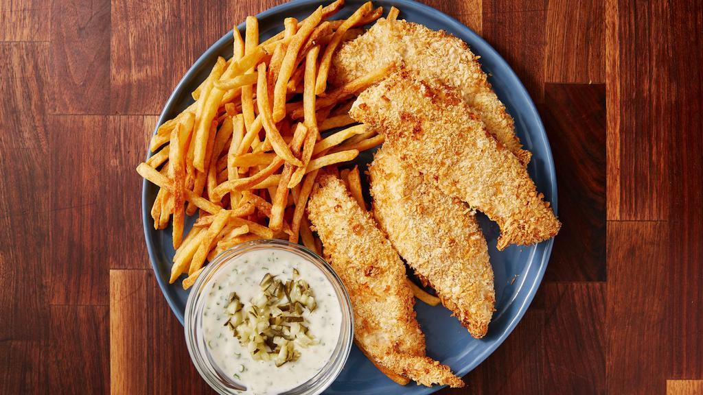 10 Pcs Fish With Fries · Whiting Fish Fried with Organic Cooking Oil, Texas Breading & Served with French Fries.