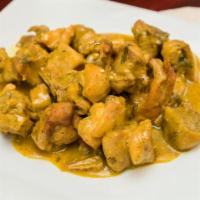 Chicken Roti · Your choice of a dhalpuri or bussup roti with chickpeas and potatoes and your choice of 'Bon...