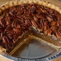 Pecan Pie · Piles of Pecans mixed with our family secret ingredients and then packed into a homemade cru...