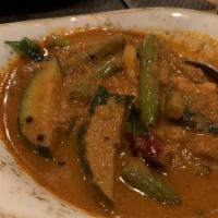Goan Vegetable Curry · Vegetarian. Spicy and piquant veggie curry with coconut.